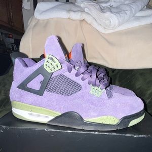 Canyon purple Jordan 4s